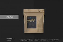 Kraft Doypack With Zipper Product Image 3