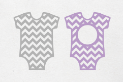 Baby Bodysuit SVG Design Product Image 4