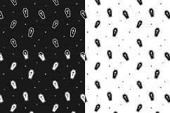 Traditional Coffin seamless Vector Pattern Product Image 2