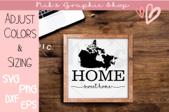 Home Svg, Canada Svg, Canadian Silhouette Svg, Home Sign Product Image 3