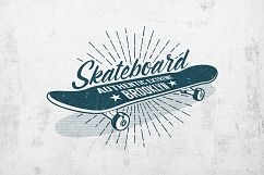 Skateboard Retro Print Product Image 3