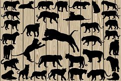 505 Animal Bundle Silhouette SVG, Vector, DXF, EPS, PNG. Product Image 7