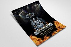 Wrestling Fight Flyer Template Product Image 2