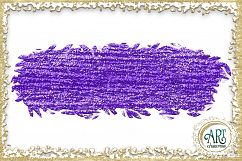 Brush Strokes in Violet Glitter - Digital Clipart 24 of beautiful PNG files Product Image 16