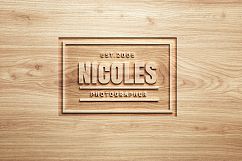 Logo Mock Ups  Wood Set Product Image 10