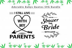 Adorable Baby's Quotes SVG Bundle Product Image 2