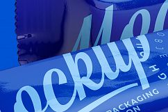 Two Glossy Snack Bars 50g Mockup Product Image 4