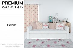 Sofa &amp; Pillows - Coastal Style Mockup Product Image 10