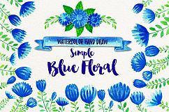 Simple Blue Floral Product Image 13
