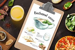 Bechamel sauce Watercolor Product Image 5