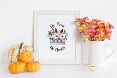 Portrait Frame Mockup - Autumn Pumpkins Product Image 3