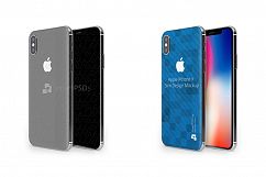 Apple iPhone X Vinyl Skin Design Mockup 2017 Product Image 6