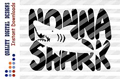 Nonna shark Svg files Shark party Mothers day svg Product Image 2