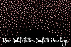 Rose Gold Glitter Confetti Overlays Product Image 4