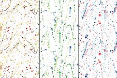 Watercolor Splashes seamless digital paper pack Product Image 6