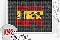 Firefighter Life - SVG Cutting File Product Image 1