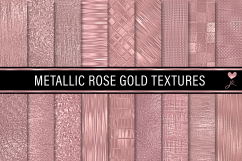 Metallic Rose Gold Textures Product Image 1