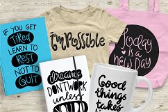 Motivational Quotes DXF,EPS,PNG,SVG Product Image 3