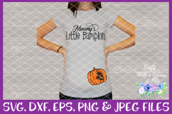 Mommy&#039;s Little Bumpkin Pregnancy SVG for Cricut &amp; Silhouette Product Image 2