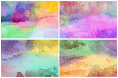 50 Watercolor Backgrounds Product Image 5