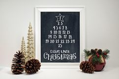 Christmas Countdown SVG Cut File - Christmas Number Tree Product Image 3