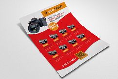 3 Layout Camera Product Promotion Flyer Product Image 3