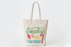 Christmas is my Favorite SVG - Christmas SVG Cut File - DXF Product Image 8