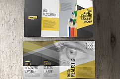FOUR PANELS ACCORDION BROCHURE MOCKUPS Product Image 5