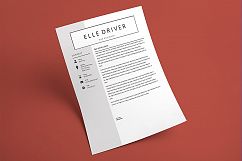 Simple Elegant MS Word Resume Template Product Image 3