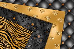 Orange and Black Glam Textures Product Image 2