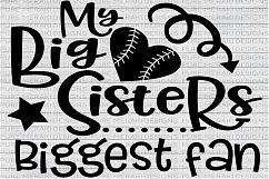 Big Sisters Biggest Fan SVG Product Image 1