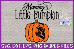 Mommy&#039;s Little Bumpkin Pregnancy SVG for Cricut &amp; Silhouette Product Image 3