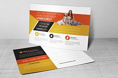 Pet Care Postcard Template Product Image 1