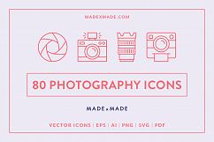 Line Icons - Photography Product Image 1