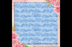 100 Seamless Watercolor Chinese Cloud Pattern Digital Papers Product Image 2