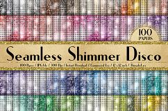 100 Seamless Shimmer Party Disco Texture Digital Papers Product Image 1