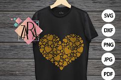 Heart svg DXF pdf jpg PNG - Cutting Files - Wall art - Clip Art  Product Image 8