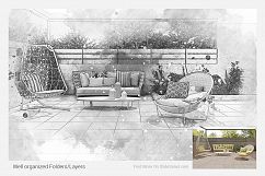Architecture Sketch Photoshop Action Product Image 19