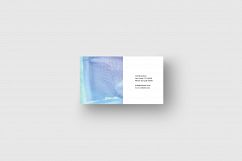 Business card template with watercolor Product Image 4