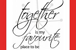 together is my favourite place to be Product Image 1