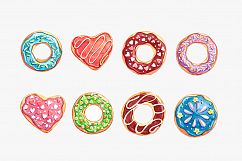 Watercolor donuts Product Image 5