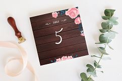 Rustic Wooden Wedding Template Suite Product Image 3