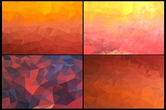 10 polygon backgrounds bundle Product Image 3