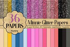 SALE OFF 432 Glitter Digital Paper, Princess Kid Party Paper Product Image 8