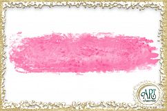 Brush Strokes in American Pink Glitter - Digital Clipart 24 of beautiful PNG files Product Image 8