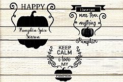 Pumpkin quotes svg cutting files | fall quotes svg cutting Product Image 3