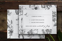 Botanical Wedding Invitation Suite Product Image 2