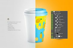 Small Coffee Cup Animated Mockup Product Image 3