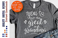 Grandma shirt Mom life svg files sayings Cricut Cut file Product Image 1