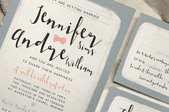 Sweet Polka Dots Wedding Invitation Suite Product Image 1